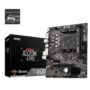 MSI A520M-A PRO BRAND NEW MOTHER BOARD
