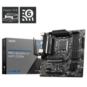 MSI PRO B660M-A (WI-FI) DDR4 MOTHERBOARD
