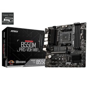 MSI B550M PRO-VDH (WI-FI) BRAND NEW MOTHERBOARD ( 3 YEARS WARRANTY )