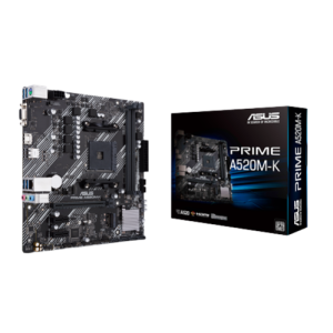 ASUS PRIME A520M-K (DDR4) MICRO  ATX MOTHERBOARD ( 03 YEARS WARRANTY )