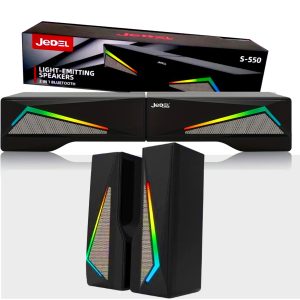 JEDEL S550 LED GAMING SOUND BAR  &  GAMING SPEAKER