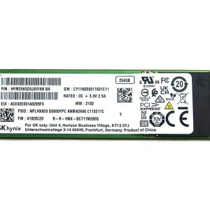 USED 256GB NVME SSD