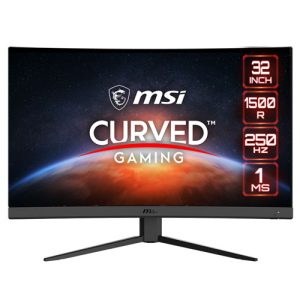 MSI OPTIX G32C4X 31.5' INCH FHD 250HZ 1MS ADAPTIVE SYNC CURVED GAMING MONITOR( 3 YEARS WARRANTY )