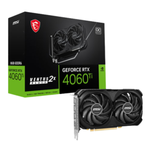 MSI GEFORCE RTX 4060 TI VENTUS OC 2X 8GB GDDR6X GRAPHICS CARD