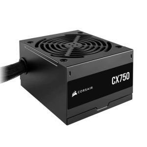 CORSAIR CX750 80 PLUS BRONZE CERTIFIED POWER SUPPLY( 3 YEARS WARRANTY )