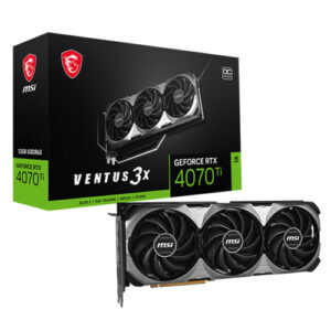 MSI Geforce RTX 4070 Ti Ventus OC 3X E112GB GDDR6X Graphic Card ( 03 YEARS WARRANTY )