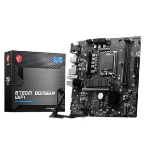 MSI B760M BOMBER (WI-FI-) DDR5 MOTHERBOARD( 3 YEARS WARRANTY)