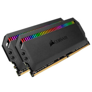 CORSAIR DOMINATOR PLATINUM RGB 32GB (2X16GB) DDR4 3600MHZ MEMORY ( 10 YEARS WARRANTY )