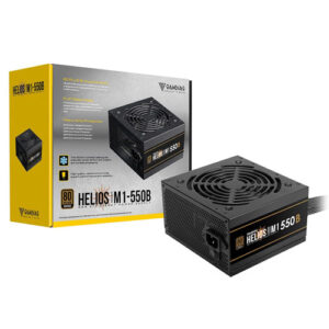 GAMDIAS HELIOS M1-550B 550W 80 PLUS BRONZE CERTIFIED POWER SUPPLY (3 YEARS WARRANTY)