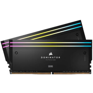 Corsair Dominator Titanium RGB 32GB (2X16GB) DDR5 6400MHz Intel Xmp Memory ( 10 YEARS WARRANTY )