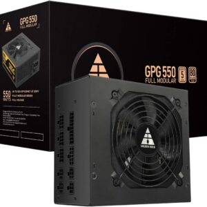 GOLDEN FIELD GPG 80+GOLD 550W PC POWER SUPPLY , FULLY MODULAR , ACTIVE PFC ( 03 YEARS WARRANTY )