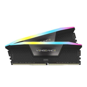 CORSAIR VENGEANCE RGB 64GB (2X32) DDR5 DRAM 6000MHz AMD EXPO & INTEL XMP MEMORY ( 10 YEARS WARRANTY )