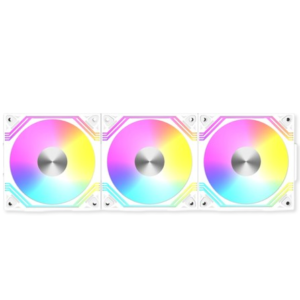 Raidmax Modular 120MM White 3x Argb Case Fan Pack