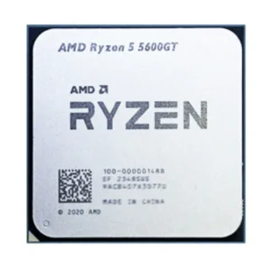 AMD RYZEN 5 5600GT DESKTOP PROCESSOR  (6 CORES, 12 THREADS ) Up To 4.6 GHz  ( 3 YEARS WARRANTY ) WITHOUT BOX & COOLER
