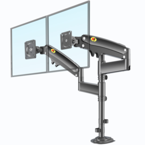 NORTH BAYOU LONG ARM HEAVY DUTY DUAL MONITOR ARM H180 STACK MONITOR MOUNT STAND