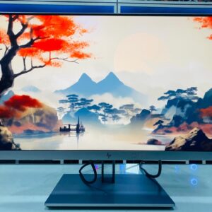 HP 24 INCH IPS FRAMELESS USED SILVER MONITOR ( E243 )( without cable )
