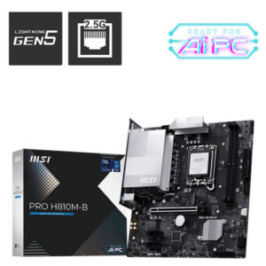 MSI H810M B DDR5 BRAND NEW MOTHERBOARD ( 3 YEARS WARRANTY)