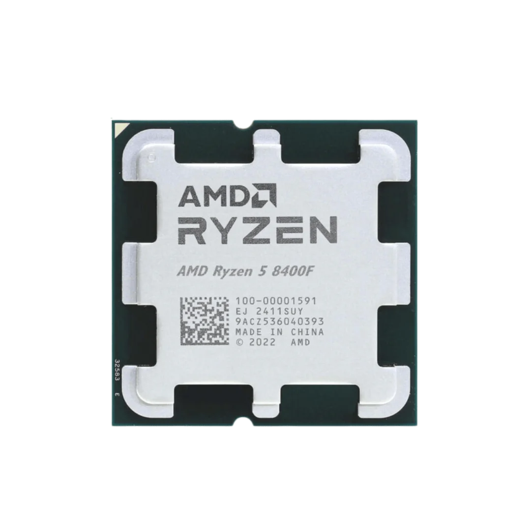 AMD RYZEN 5 8400F PROCESSOR , WITH OUT BOX & COOLER ( 03 YEARS WARRANTY )