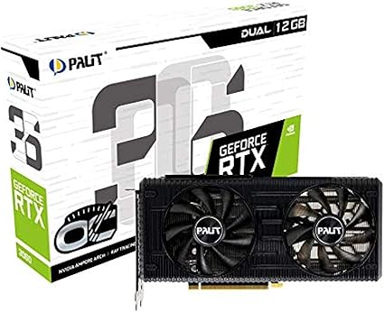 PALIT GEFORCE RTX 3060 DUAL OC 12GB GDDR6 BRAND NEW GRAPHICS CARD