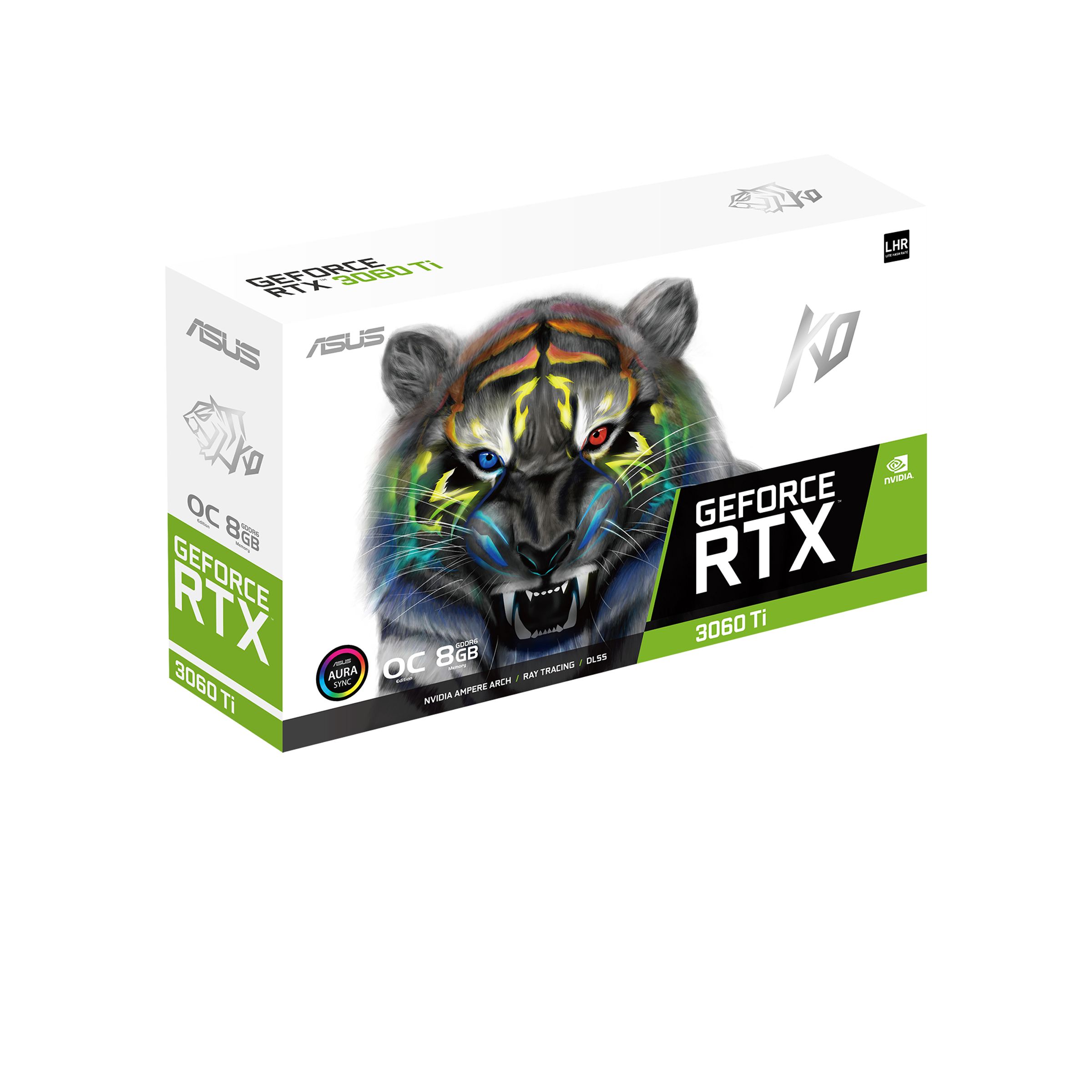 ASUS KO GEFORCE RTX™ 3060 TI V2 OC Edition 8GB GDDR6 BRAND NEW GRAPHICS CARD