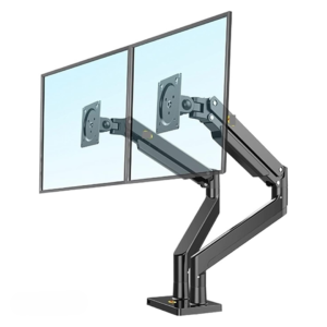 NB G35 DUAL LCD LED DISPLAY MOUNT GAS SPRING ARM FULL MOTION DESKTOP MONITOR HOLDER FOR 22″-32″