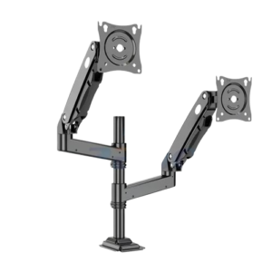 ZENO MH10D DOUBLE MONITOR ARM EXTENDED HEAVY DESK MOUNT 17 TO 35 INCHES