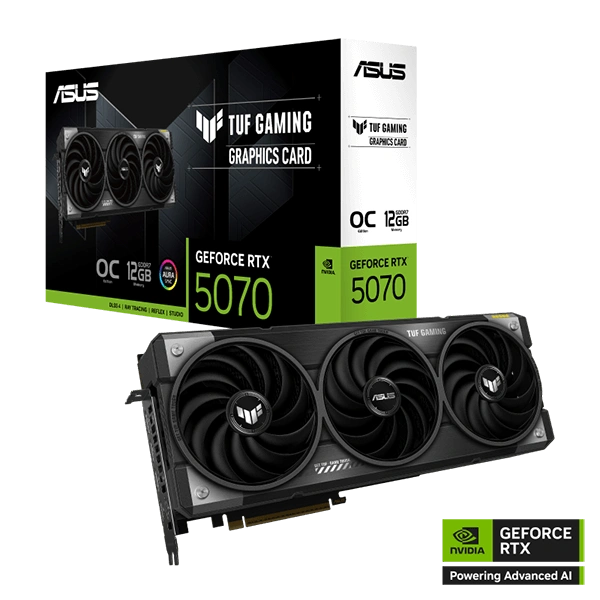 ASUS TUF GAMING GEFORCE RTX5070 12GB GDDR7 OC GRHAPIC CARD